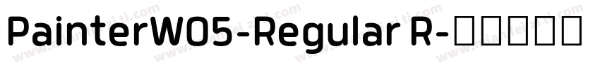 PainterW05-Regular R字体转换